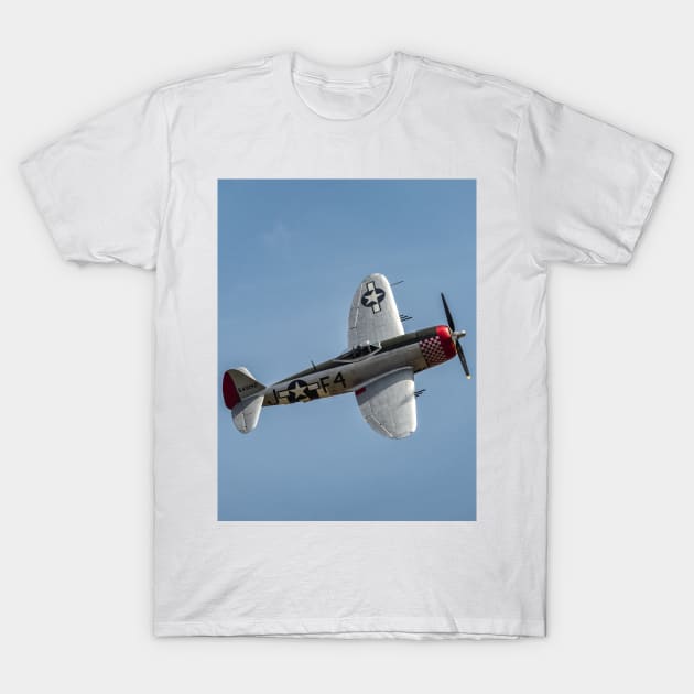 Republic P-47D Thunderbolt T-Shirt by derek beattie